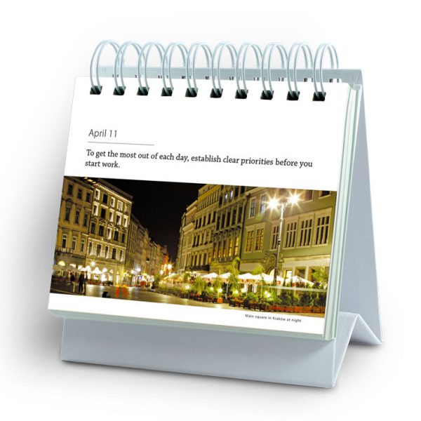 Mottos for Success Calendar - Front Stand Product View